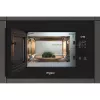 WHIRLPOOL Iebūvējamā mikroviļņu krāsns WMF200G NB, 20L, Melna