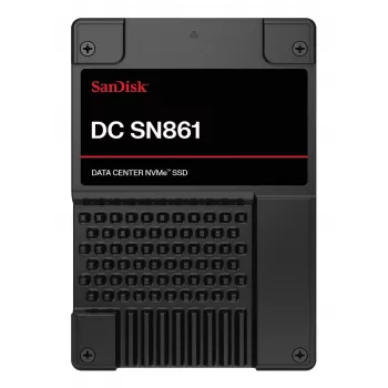 SSD|SANDISK|DC SN861|1920 GB|PCI Express 5.0|NVMe Jā|Rakstīšanas ātrums 3600 MB/s|Lasīšanas ātrums 13700 MB/s|U.2|MTBF 2500000 h|WUS6BA119PSP9X30TS2525