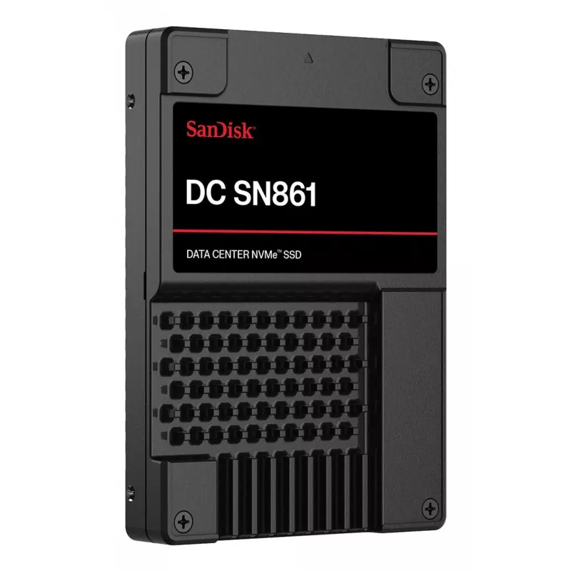 SSD|SANDISK|DC SN861|1920 GB|PCI Express 5.0|NVMe Jā|Rakstīšanas ātrums 3600 MB/s|Lasīšanas ātrums 13700 MB/s|U.2|MTBF 2500000 h|WUS6BA119PSP9X30TS2525