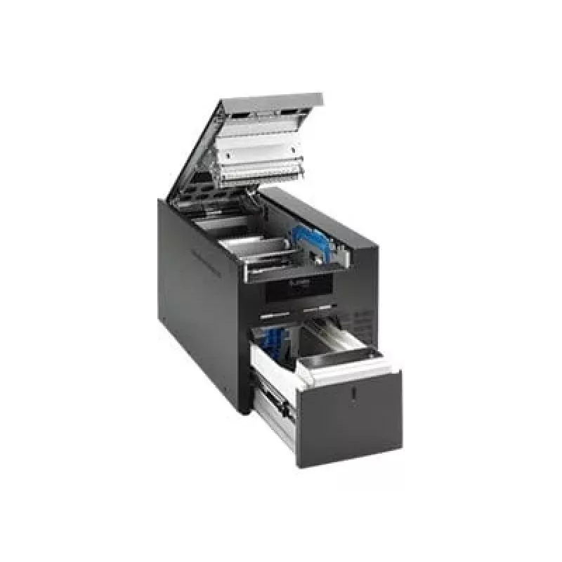 Zebra ZC10L - Plastikāršu printeris - krāsu - termopārnese - 140 x 88 mm - 300 dpi - līdz 410 kartēm/stundā (vienkrāsains)