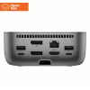 HP Thunderbolt 4 Ultra Dock - OPENBOX - G6 280W ar kombinēto kabeli - 5x USB-A, 2x USB-C, 1x USB-C Thunderbolt 4, 2x DisplayPort, 1x HDMI, 1x RJ-45, Meteor Silver, 3 gadi