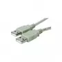 Microconnect USBAA2 USB kabelis USB 2.0 1,8 m USB A Pelēks
