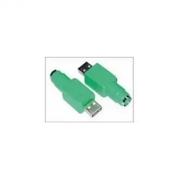Kabeļa savienotāja adapteris Microconnect USBAPS2F USB uz PS/2 zaļš