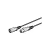 Microconnect XLRMF2 audio kabelis 2 m XLR (3-pin) Melns