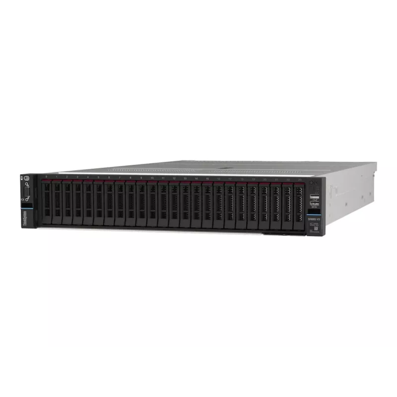 Lenovo ThinkSystem SR665 V3 serveris Rack (2U) AMD EPYC 9124 3 GHz 32 GB DDR5-SDRAM 1100 W