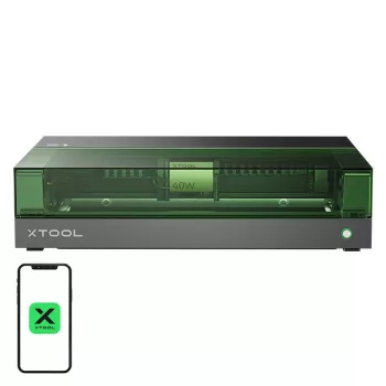 2-in-1 lāzergravēšanas iekārta xTool S1 40W Basic (Melna)