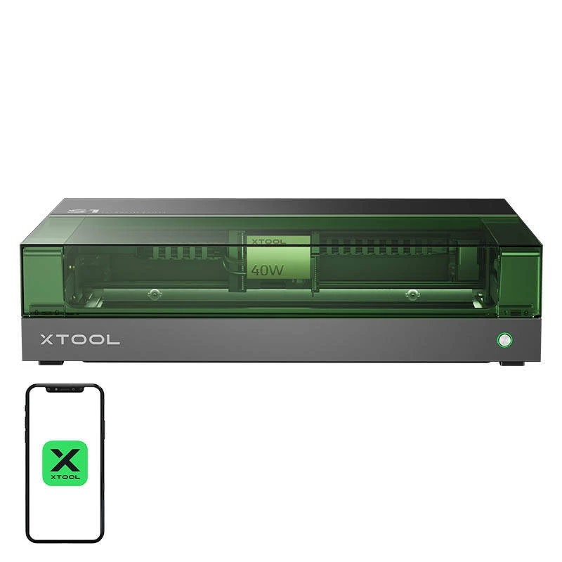 2-in-1 lāzergravēšanas iekārta xTool S1 40W Basic (Melna)