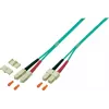 EFB Elektronik O0318.7,5 Duplex SC-SC OM4 optiskās šķiedras savienojuma kabelis, 7,5 m, violets