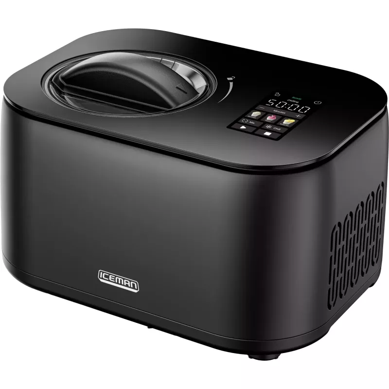 Chefman Iceman TRIO Saldējuma, Jogurta un Itāļu Ledus Gatavotājs (RJ64-10-BLK-EU)