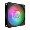 Cooler Master MasterFan MF120 Lite ARGB 120mm PWM Case Fan, 650-1750 RPM, 47.2 CFM, Melns