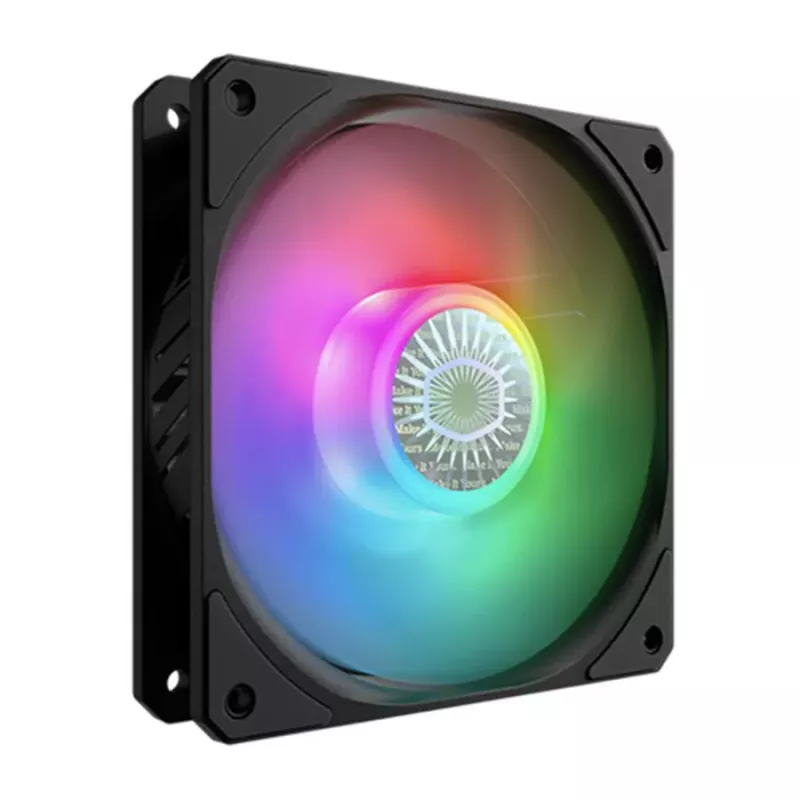 Cooler Master MasterFan MF120 Lite ARGB 120mm PWM Case Fan, 650-1750 RPM, 47.2 CFM, Melns