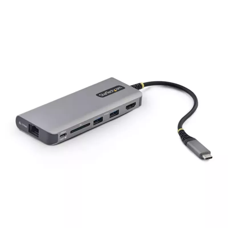 StarTech.com USB-C daudzportu centrmezgls ar 2x DisplayPort, HDMI, 100W PD, 140W kopējā jauda