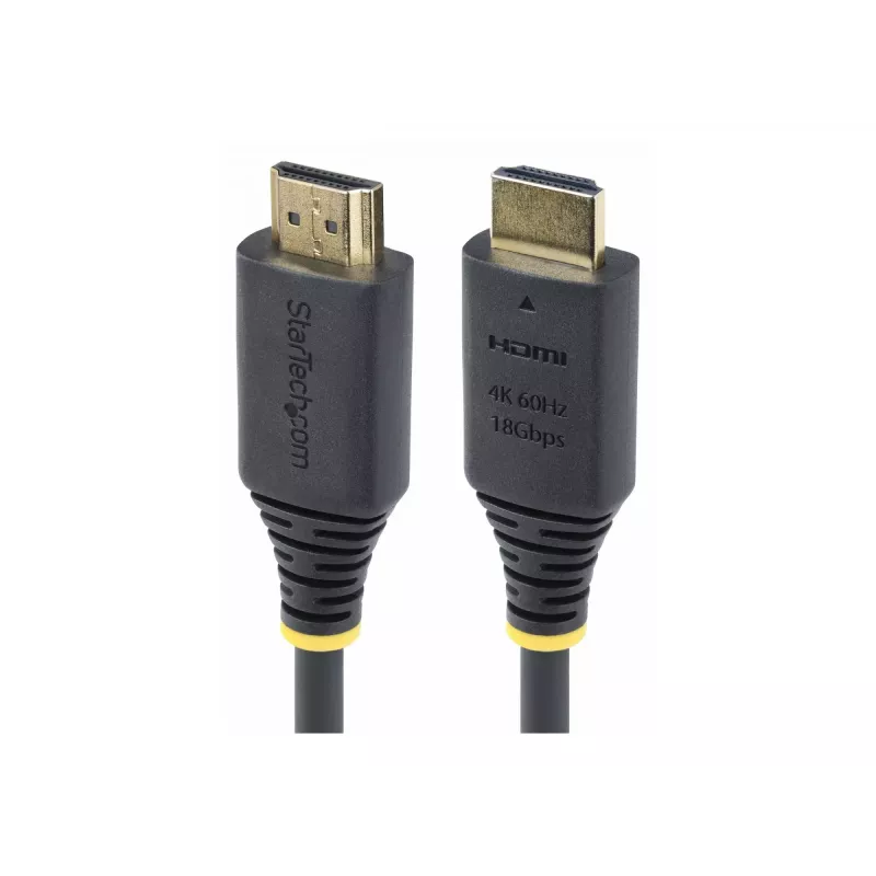 StarTech.com 1.5m (4.9ft) Premium Certified High Speed HDMI kabelis, 4K60Hz, Melns
