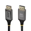 StarTech.com 0.5m DisplayPort 2.1 DP80 kabelis - DisplayPort vīrietis uz DisplayPort vīrieti - Melns