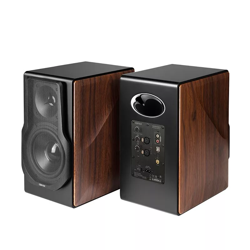 Edifier S3000MKII Premium Wireless 2.0 Bookshelf Speakers, Brown