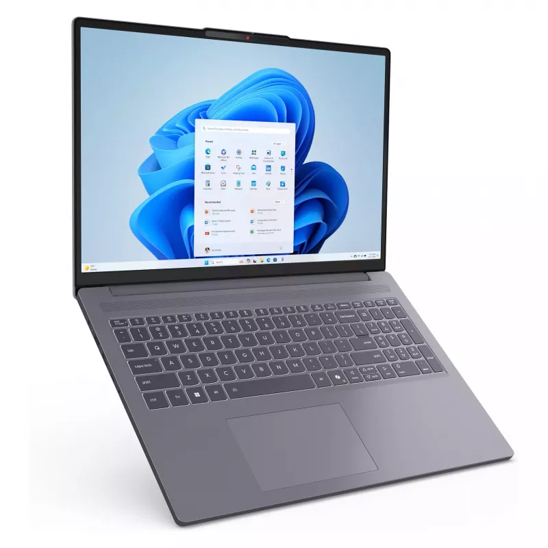 Lenovo IdeaPad Slim 3 16ARP10 83K800EMGE klēpjdators, 16 collu WUXGA IPS, AMD Ryzen 7 170, 16GB DDR5, 512GB SSD, Bez operētājsistēmas, vācu tastatūra