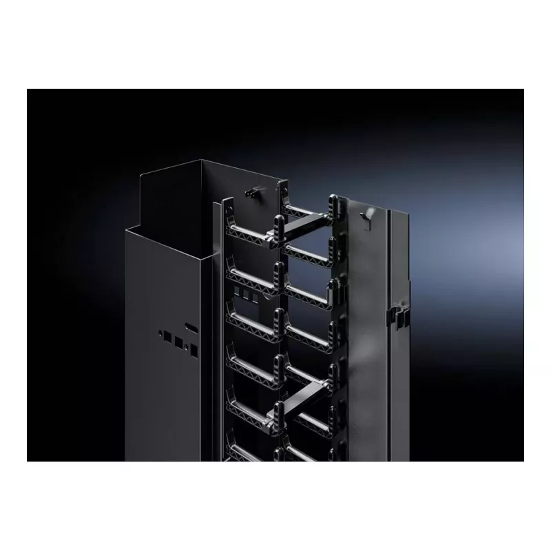 Rittal kabeļu kanāls VX IT vertikāls 47U augstums 2200 mm RAL 9005