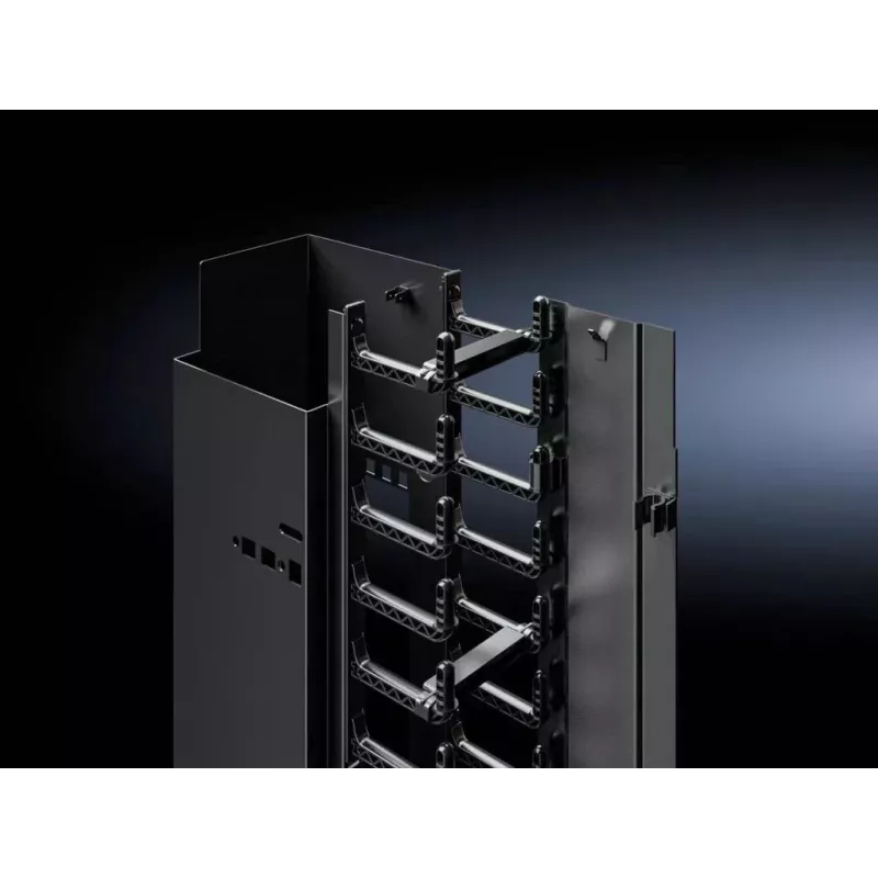 Rittal kabeļu kanāls VX IT vertikāls 47U augstums 2200 mm RAL 9005