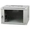 ALLNET 19 inch sienas skapis 15U 1-detaļas dziļums 600mm gaiši pelēks plakanā iepakojumā SMA sērija