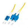 EFB Elektronik O0360.1-1.2 Fiber Optic Patch Cable 1 m LC Duplex to SC Duplex OS2 Single-mode Yellow