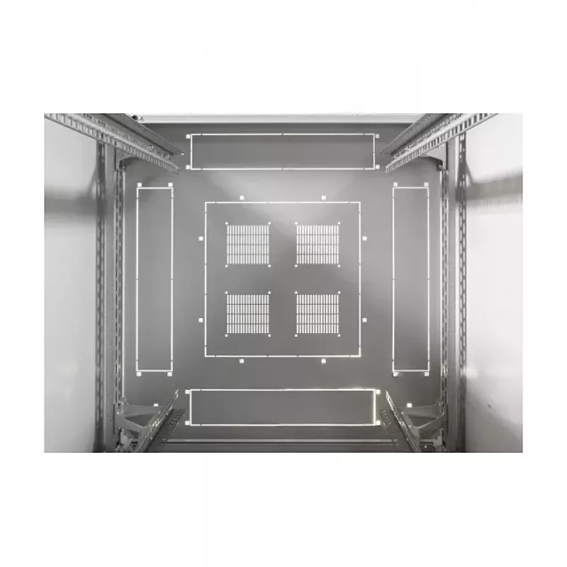 EFB PRO Series 47U 19-inch Network Cabinet 800x1200mm RAL 7035 Light Grey IP20 Fully Pre-assembled Disassemblable 1000kg Load Capacity