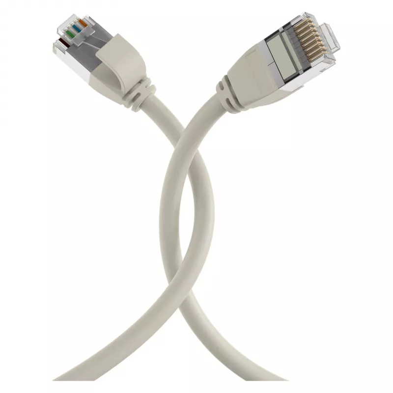 EFB Elektronik RJ45 Patch Cable Cat.6A U/FTP TPE 4mm Ultraflex Grey 1m