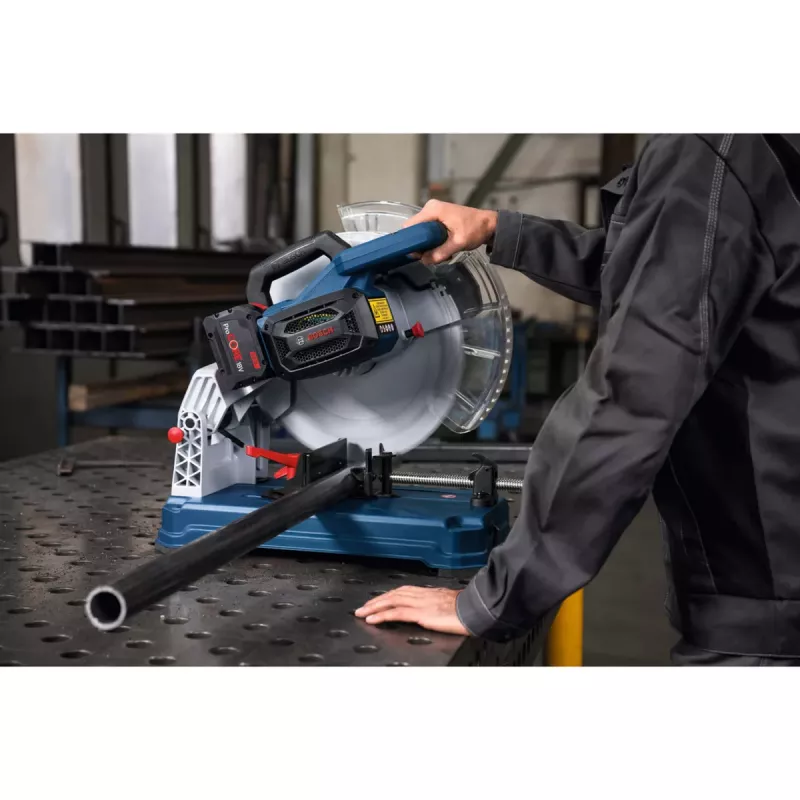 Bosch GCD 18V-355 Professional bezvadu metāla griešanas zāģis, 18V, 355 mm asmens, tikai instruments (zils)