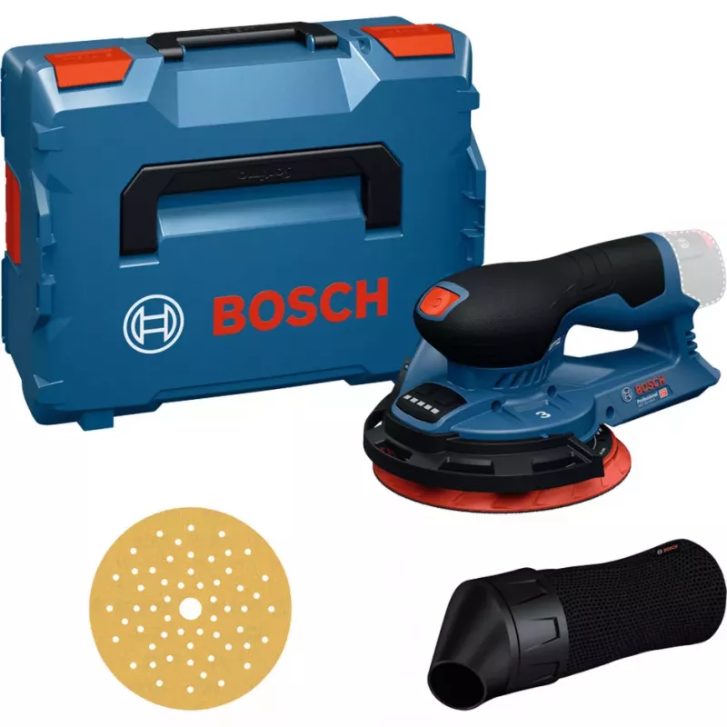 Bosch Professional GEX 12V-150-3 Bezvadu ekscentriskā slīpmašīna (12V, 150 mm, bezsuku EC motors, L-BOXX komplektā)