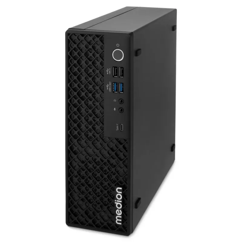 MEDION Picoworx T80 III Mini PC, Intel Core Ultra 7 258V, 32 GB RAM, 1 TB SSD, Windows 11 Pro, Melns