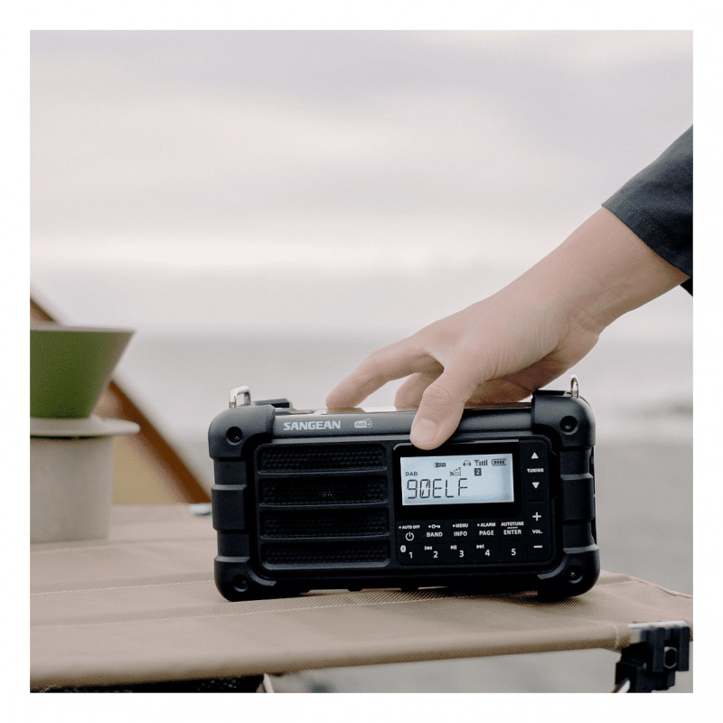 Sangean MMR-99 DAB Black Emergency/Crank/Solar Radio
