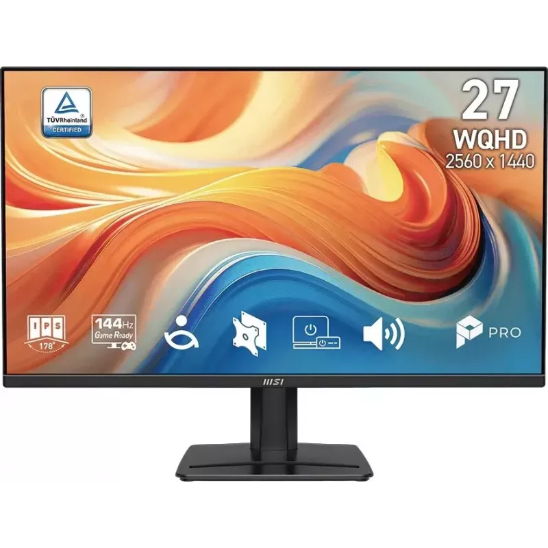MSI PRO MP275QDE E14 27 inch WQHD IPS 144Hz 1ms monitors