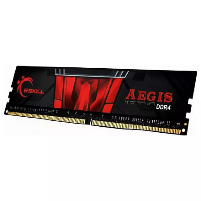 G.Skill Aegis 16GB DDR4 3200MHz CL20 Desktop Memory (1x16GB) - Melns