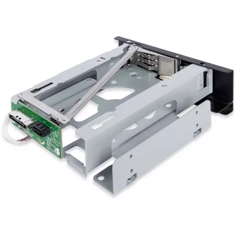 ICY DOCK TurboSwap MB171SP-1B Bezpamatnes 3.5 inch SATA HDD/SSD Mobilais Rack 5.25 inch Slotam