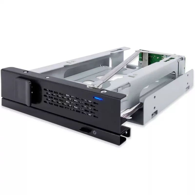 ICY DOCK TurboSwap MB171SP-1B Bezpamatnes 3.5 inch SATA HDD/SSD Mobilais Rack 5.25 inch Slotam