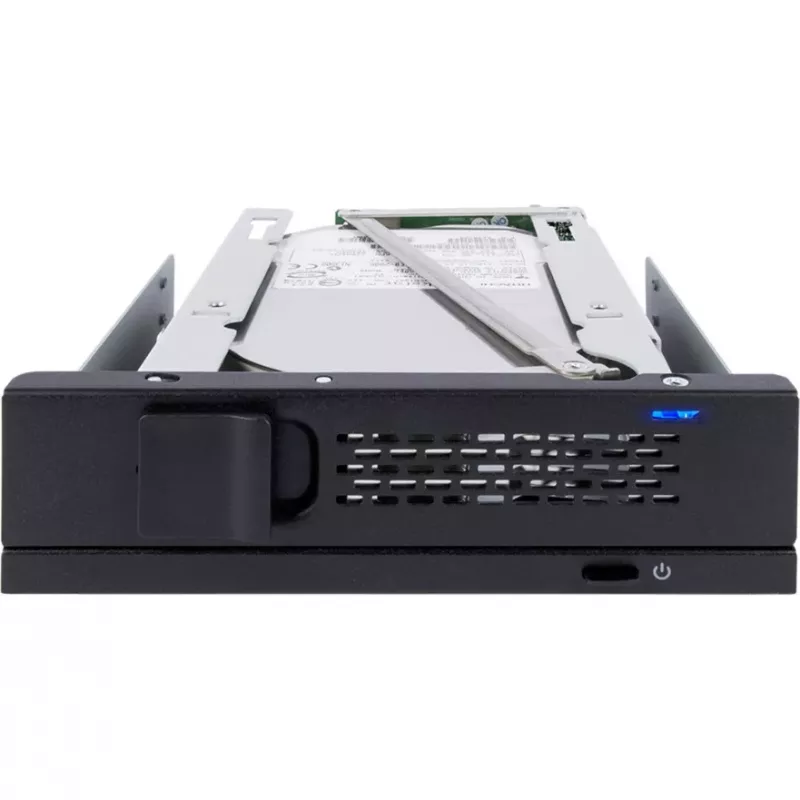 ICY DOCK TurboSwap MB171SP-1B Bezpamatnes 3.5 inch SATA HDD/SSD Mobilais Rack 5.25 inch Slotam