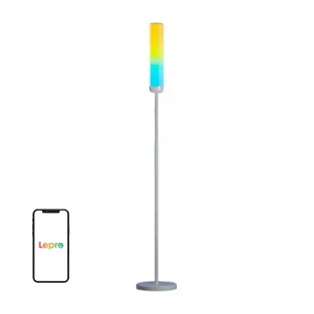 Lepro O1 AI Floor Lamp - viedā grīdas lampa, 2000 lūmeni, RGB+CCT, Wi-Fi, darbojas ar Alexa/Google Assistant