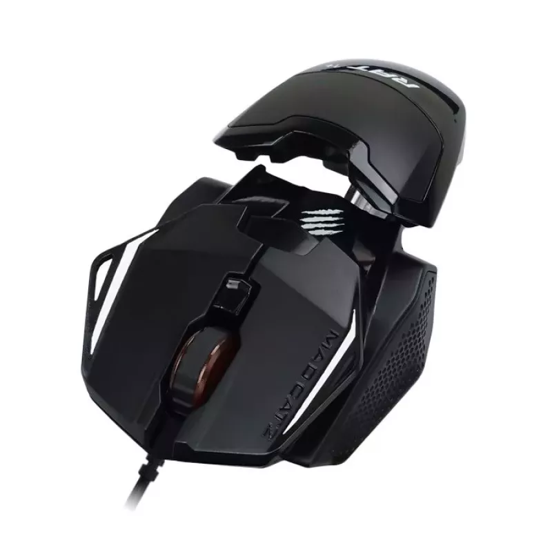 Mad Catz THE AUTHENTIC R.A.T. 1+ Gaming Mouse (MR01MCINBL000-0) - Melns/Sarkans