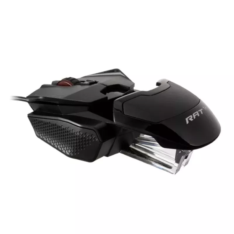 Mad Catz THE AUTHENTIC R.A.T. 1+ Gaming Mouse (MR01MCINBL000-0) - Melns/Sarkans