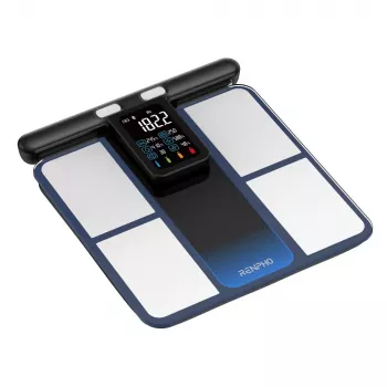 RENPHO Morpho Scan MSC01 Ķermeņa sastāva svari ar ievelkamu rokturi, Wi-Fi un Bluetooth, melni
