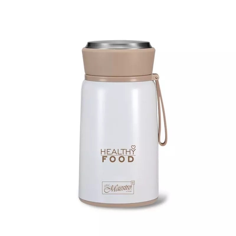 Maestro MR-1646-80 Dinner Thermos 0.8 L Nerūsējošā tērauda vakuuma pārtikas trauks ar salokāmu karoti