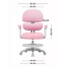 MARK ADLER Junior 4.4 Pink Swivel Desk Chair