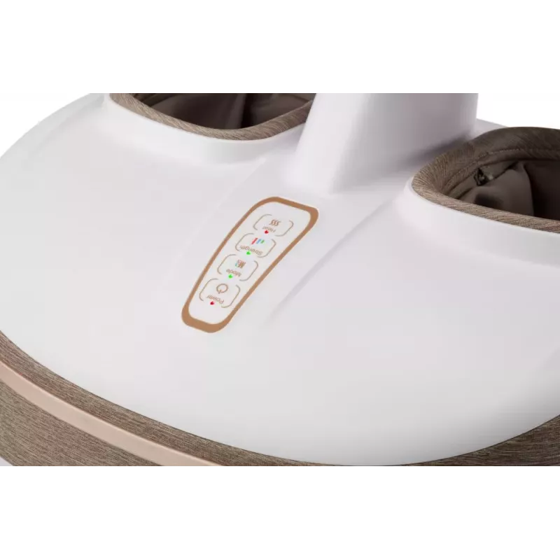 Medivon Perseus 3-in-1 Foot Massager with Shiatsu, Air Compression, Vibration, and Heat - Black/Grey