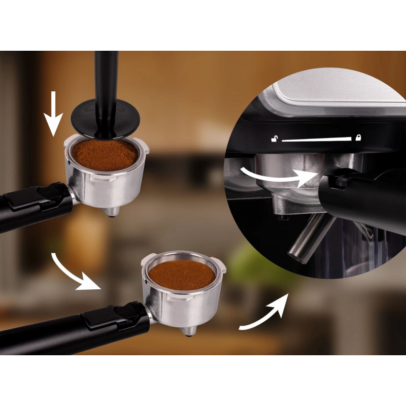 ELDOM Spiediena kafijas automāts ECK1 1.7 L 20 Bar