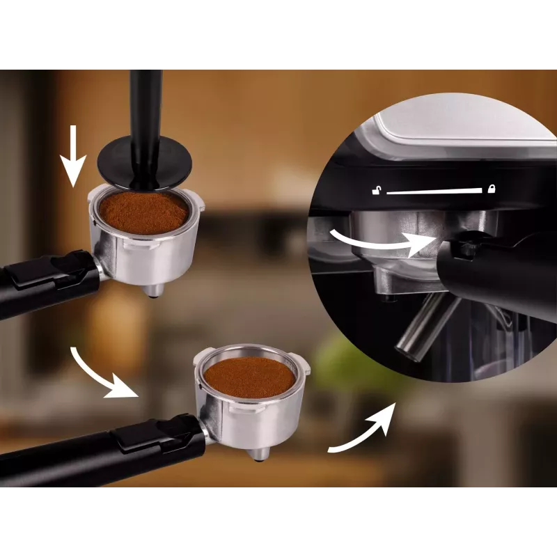 ELDOM Spiediena kafijas automāts ECK1 1.7 L 20 Bar