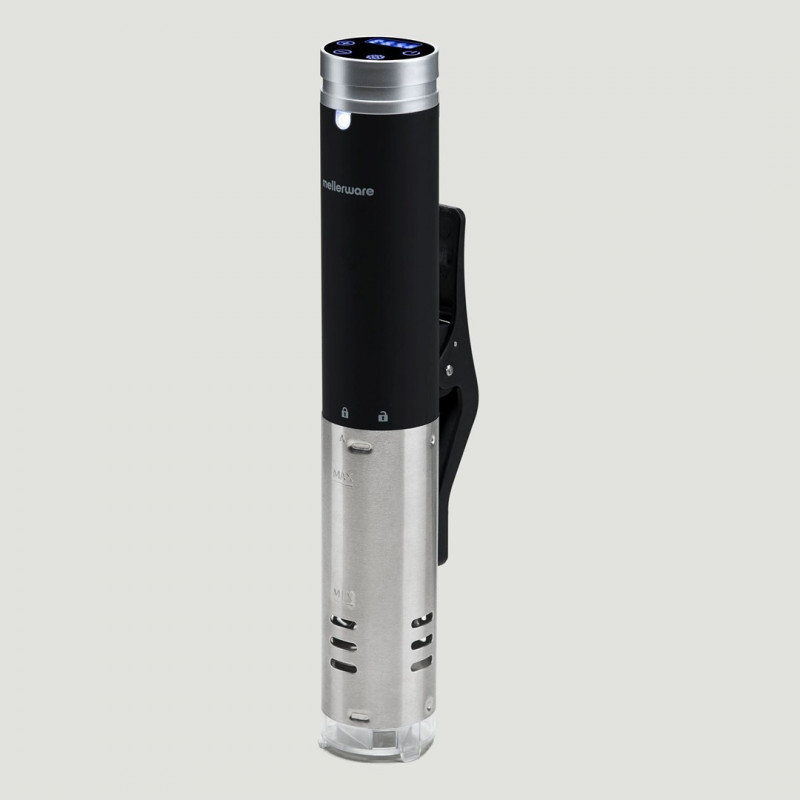 Mellerware Cheffy Sous Vide gatavošanas ierīce melna, nerūsējošais tērauds