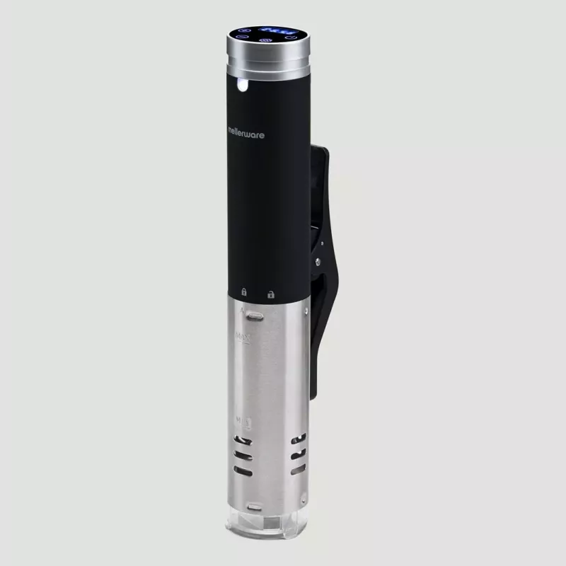 Mellerware Cheffy Sous Vide gatavošanas ierīce melna, nerūsējošais tērauds
