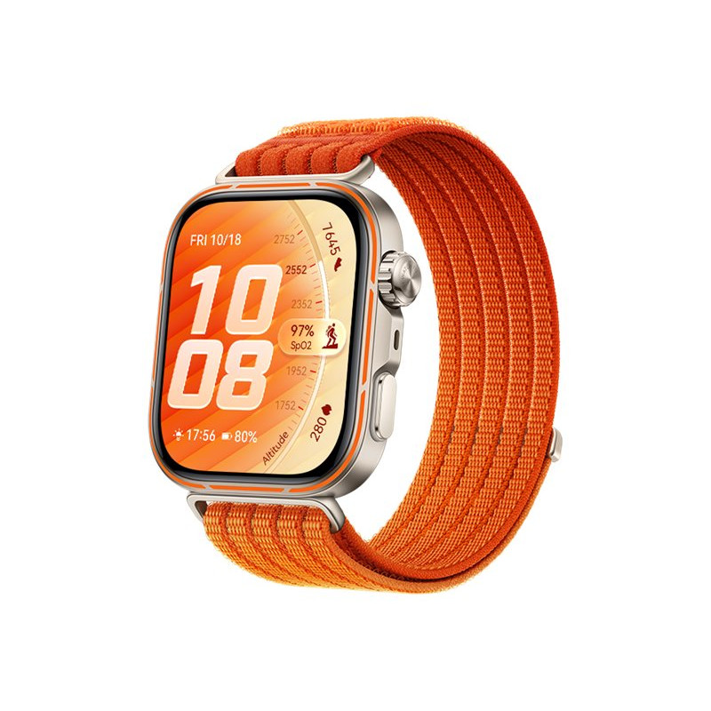 Huawei Watch Fit 5 Pro Smartwatch, 1.74 inch AMOLED, GPS, Bluetooth Calling, Orange