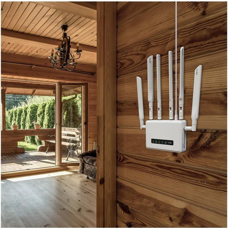ALLNET Wireless AX 5G/4G maršrutētājs 3000Mbit, OpenVPN/Wireguard OpenWRT (GL-X3000)