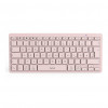 Inateck Bluetooth Keyboard QWERTZ Pink - Slim Portable Keyboard for Windows, macOS, iOS, Android