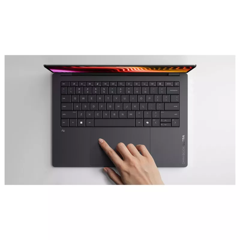 HP OmniBook Ultra 14-kd0201ng 14 inch 2.8K OLED Touch klēpjdators, Intel Core Ultra 9 386H, 32GB RAM, 2TB SSD, Windows 11 Pro, Meteorite Grey